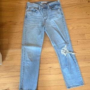 Levi's Classic Light Blue Straight Leg Jeans
